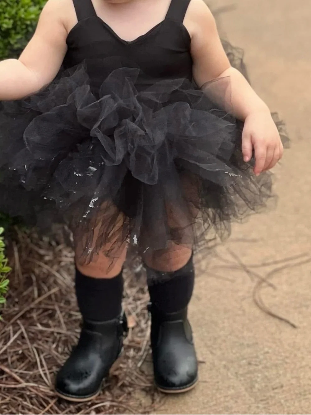Ari Tutus Toddler Girl Black Tutu Leotard
